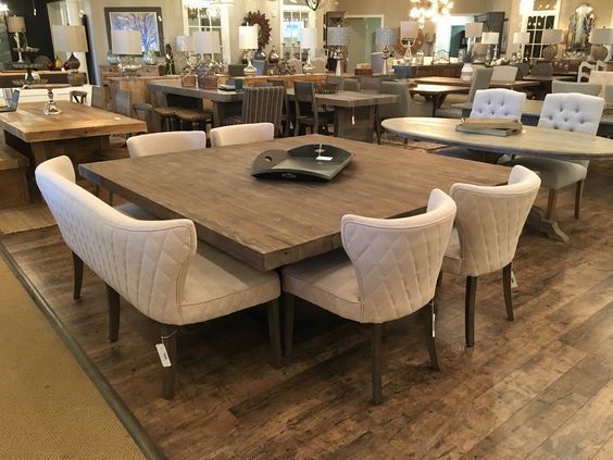 Square Dining Table Set