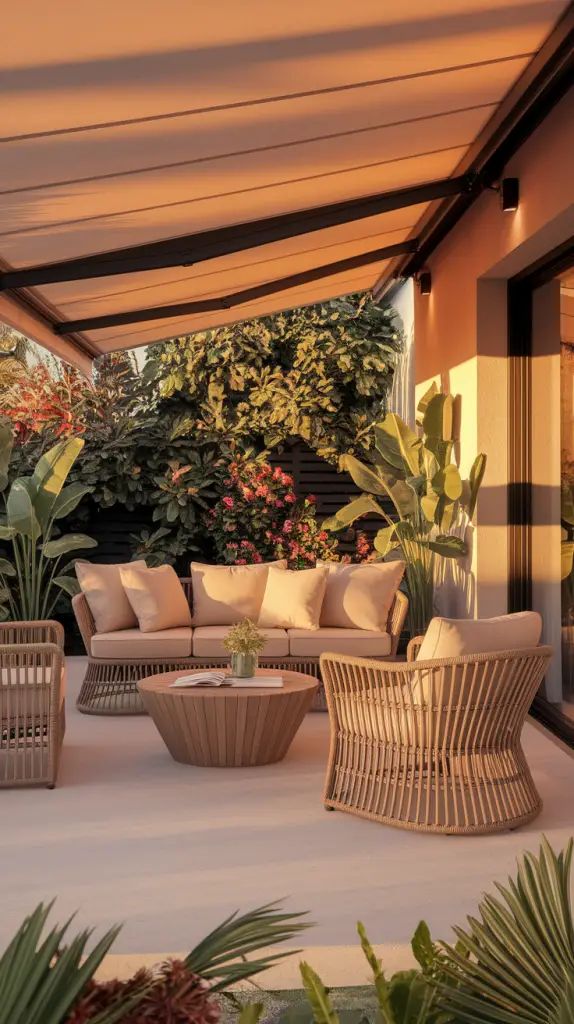 Rattan Outdoor Sofa Set